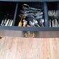 Elegant Black Strongbow vintage sideboard / drinks cabinet