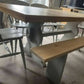 Solid Wood Dining Table and Chairs