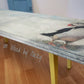 Hand Painted Vintage Puffin Coffee Table