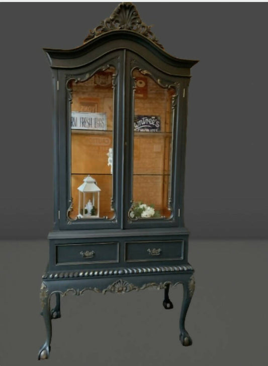 *SOLD* French Louis armoire display/drinks cabinet