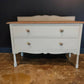 Oak Two Drawer Solid Wood Chest of Drawers