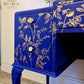 Blue Floral Vintage Dressing Table