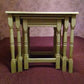Green and gold nest of tables