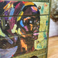 Bohemian Green & Gold: Revamped Harris Lebus MCM Chest of Drawers - MADE TO ORDER