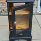 Sold - Pine Cupboard Display Cabinet With Drawer