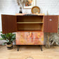 Hand-painted cabinet, Beautiful African Lady, Tallboy, Linen Cupboard, Linen Press, Upcycled Cupboard, Bedroom Storage MADE TO ORDER