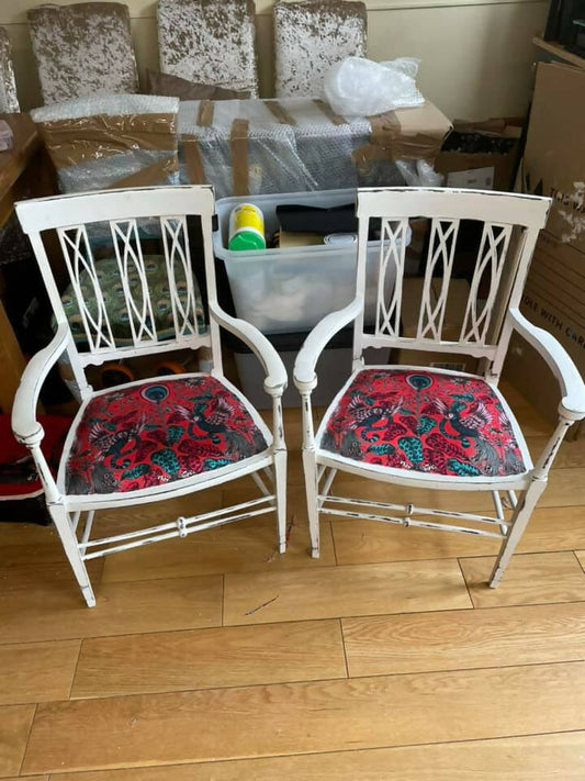 Pair Of Antique Occasional Chairs