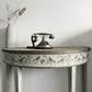Half Moon Table, Side Table, French Table, Farmhouse Table, Rustic Table