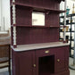 Large Vintage Dresser / Kitchen Unit / Display Unit / Book Case with Twisted Posts, Shelves & Storage
