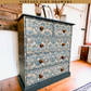 Large Vintage chest of drawers, William Morris Print , Living Room, Dining Room, Hall , Kitchen Storage.