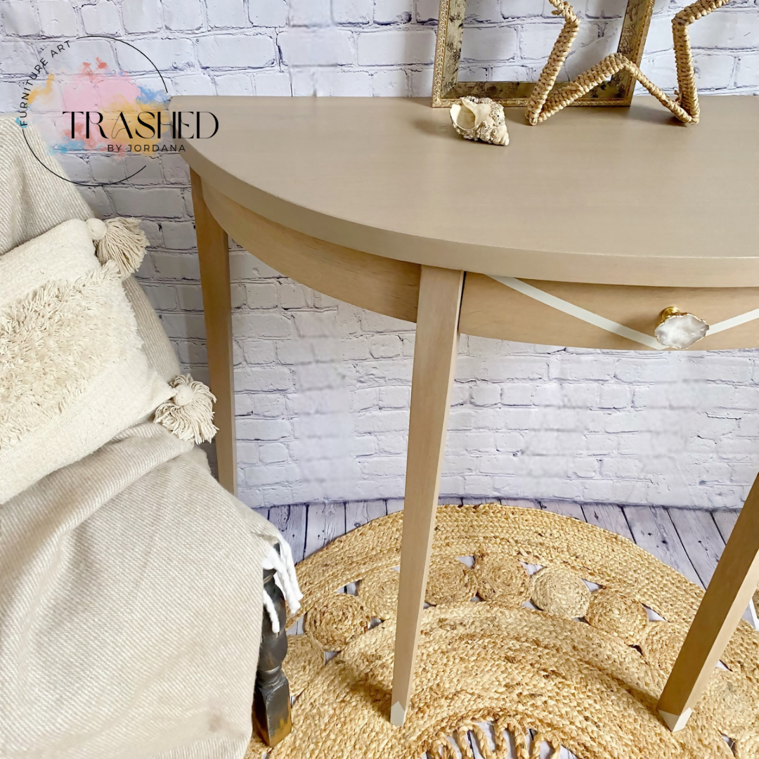 **SOLD DO NOT PURCHASE ** Half Moon Console Table