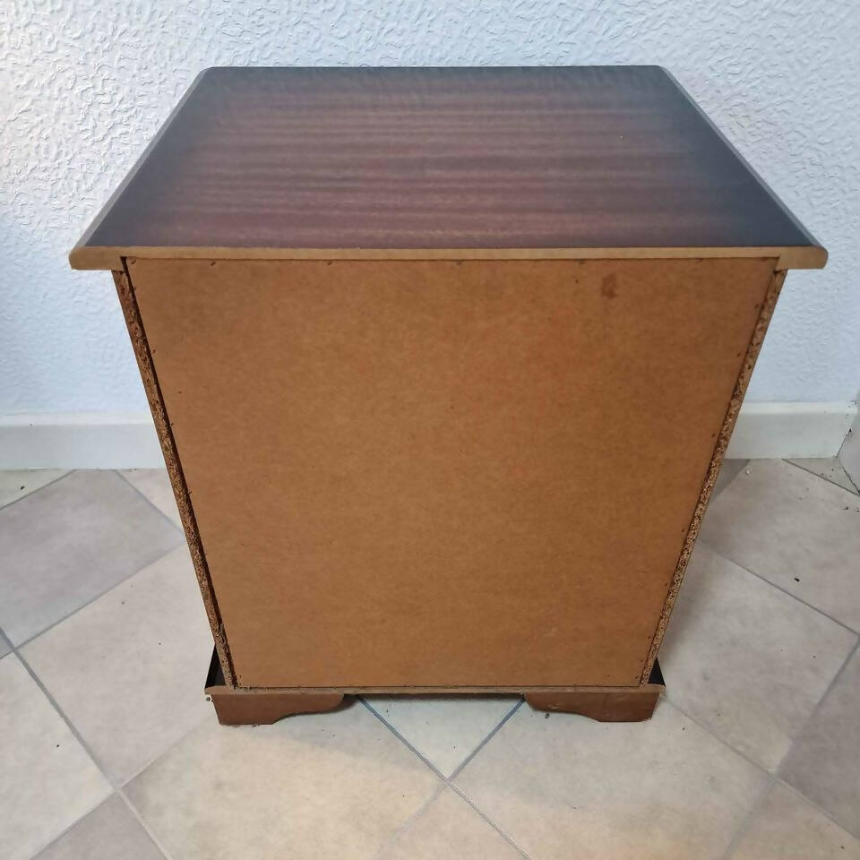 Heavy Solid Mahogany Bedside  Cabinet