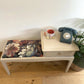 Stag retro telephone table/hallway bench