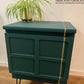 Small Green Nathan Display Cabinet
