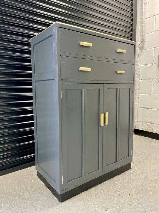 Two Door Vintage Linen Cupboard