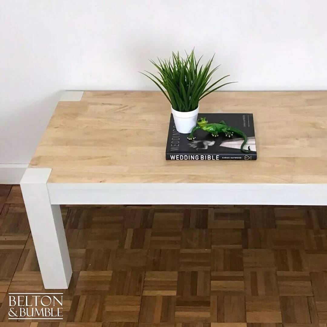 Solid Wood Cream Coffee Table