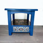 Solid wood square coffee table with drawer and under shelf storage