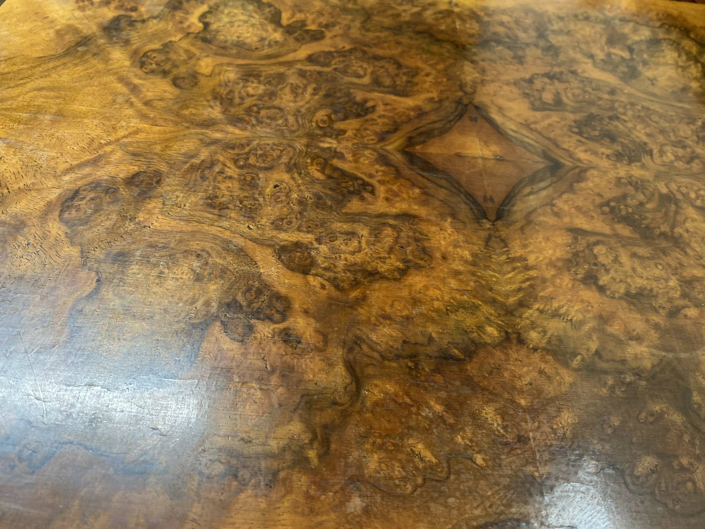 Edwardian Burl Walnut sideboard