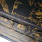 Stag 7 Drawer Tall Boy / Tall Chest of Drawers with gold botanical design