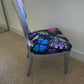 Designer Butterfly Fabric Accent Chair