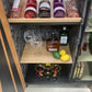 SOLD! Art Deco Style Cocktail, Drinks, Gin Cabinet in Black and Oak