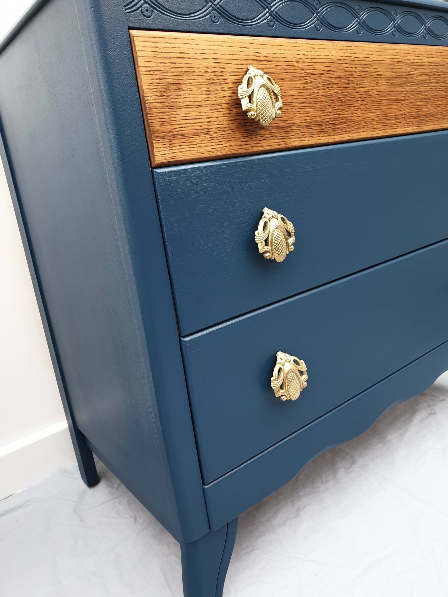 Navy Blue Lebus Drawers