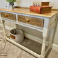 Carved Oak Console Table (SOLD)