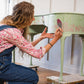 Dressing Table with Triple Mirror and Stool