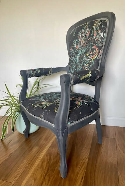 Vintage Re-finished Victorian Occasional Chair
