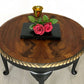 Georgian styled Pie Coffee Table black and gold