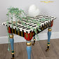 Mackenzie-Childs inspired Whimsical Painted Table, Harlequin Table, Alice in Wonderland Table.