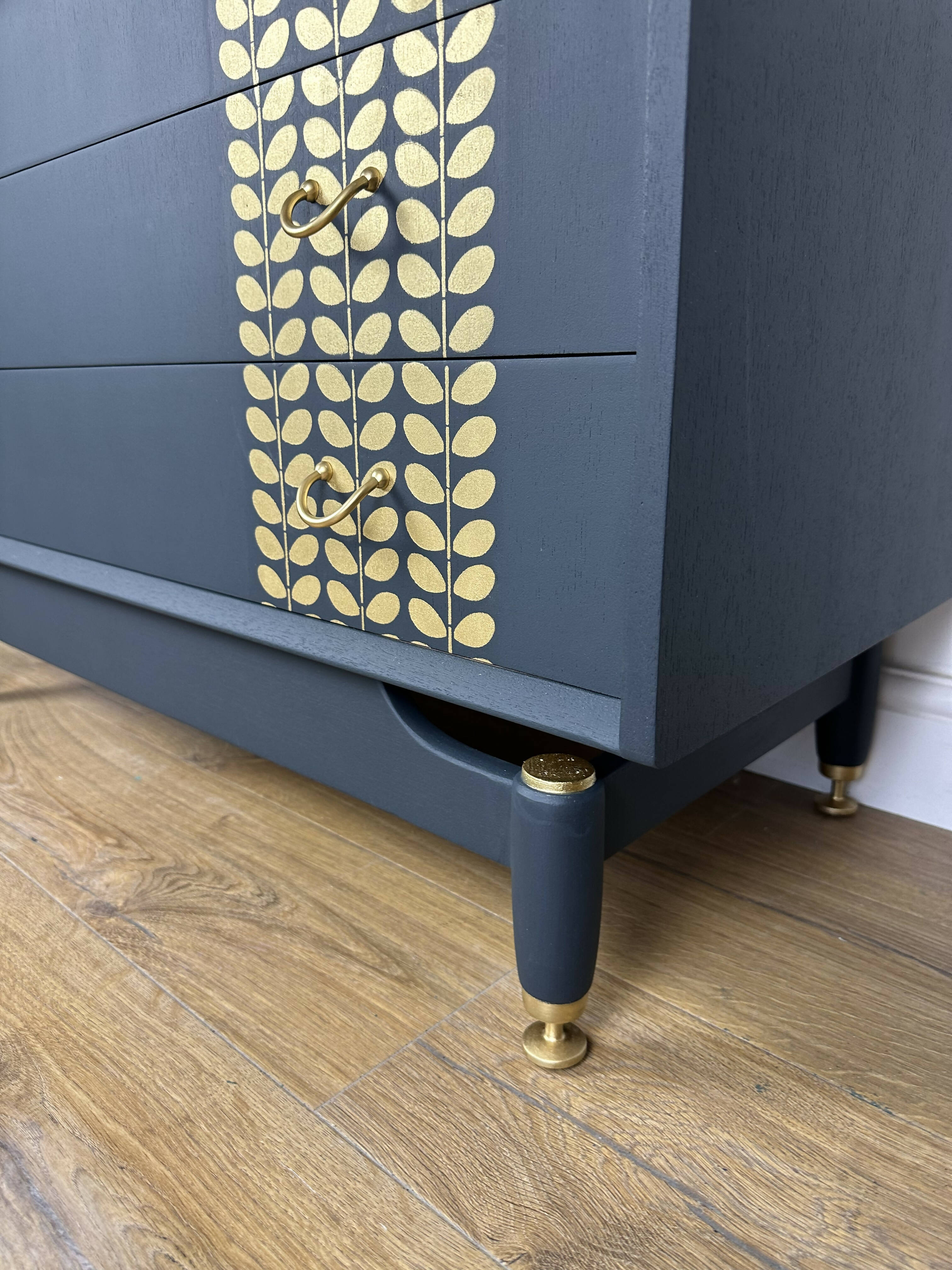 Navy upcycled online furniture