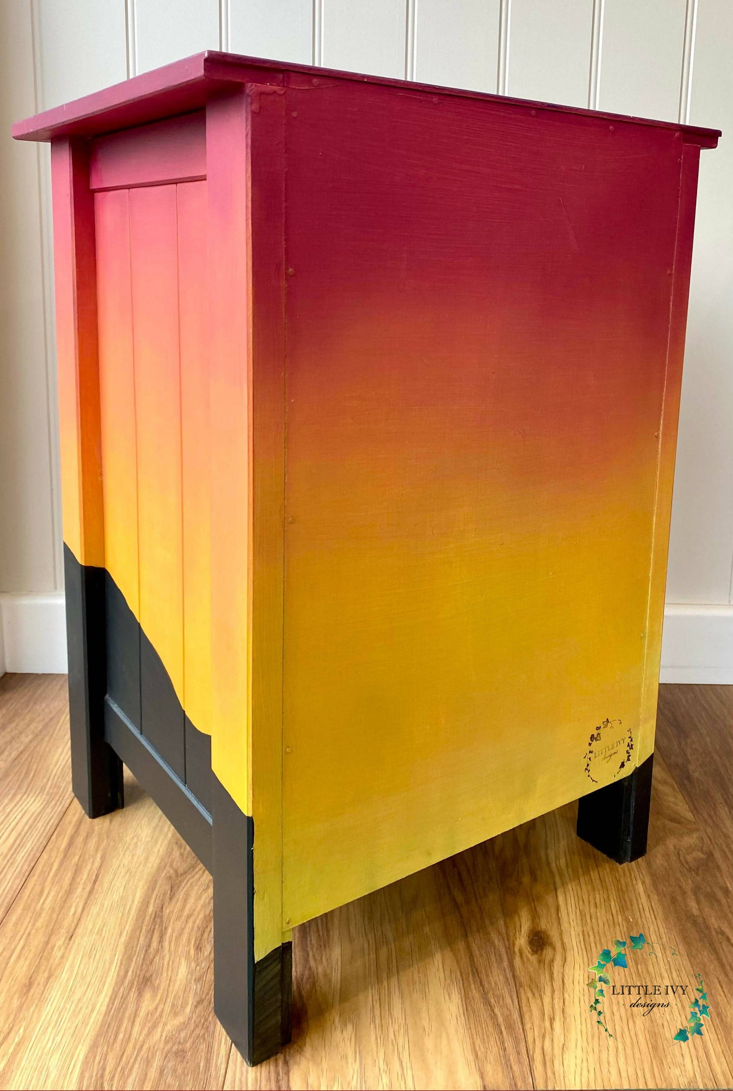 Star Wars Tatooine Sunset hand painted bedside drawers / side table - Starwars drawers