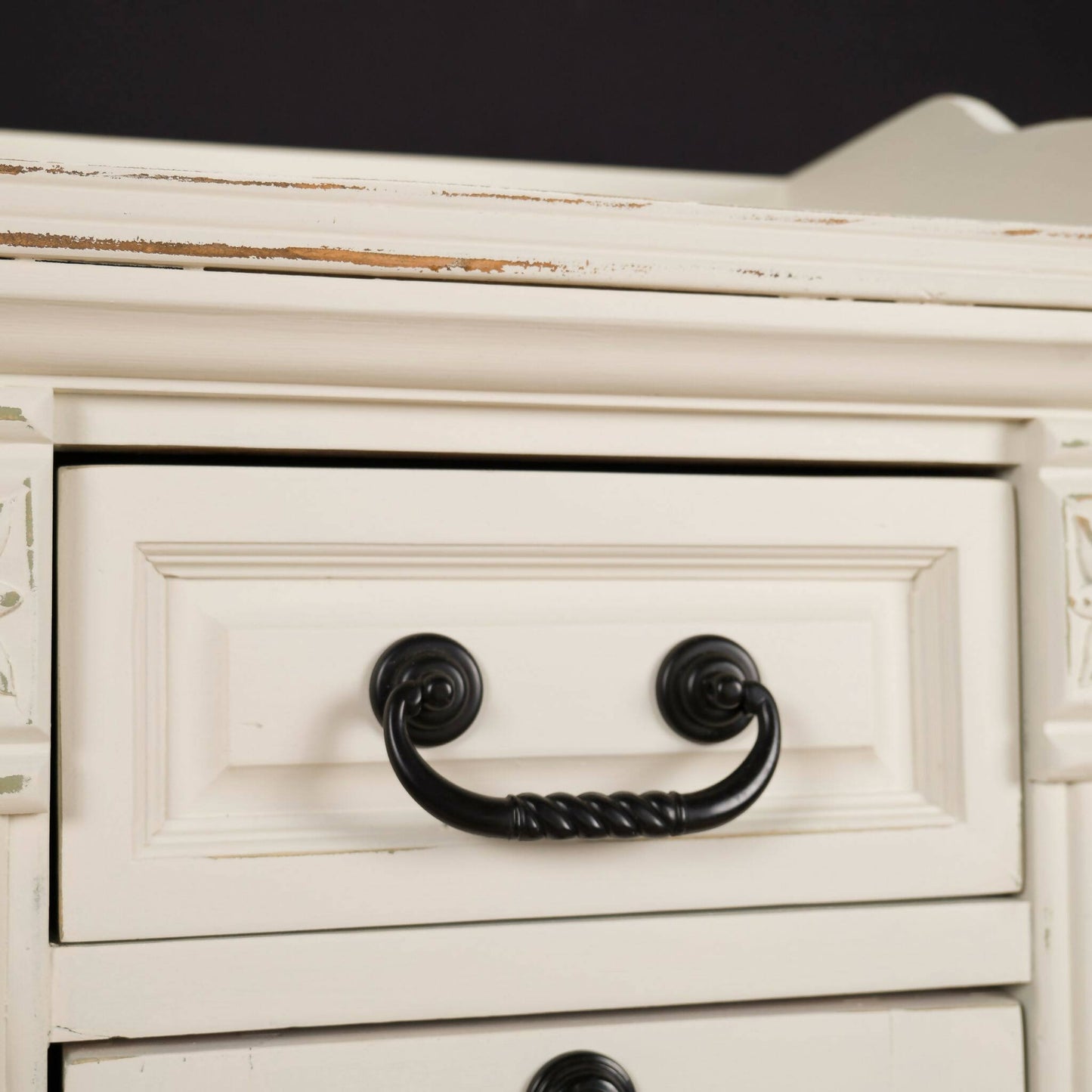 Cream Solid Pine Bedside Table