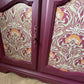 *sold* Plum sideboard with art nouveau styling