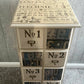 Grey Vintage Tallboy Drawers
