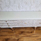Vintage White Carved Sideboard