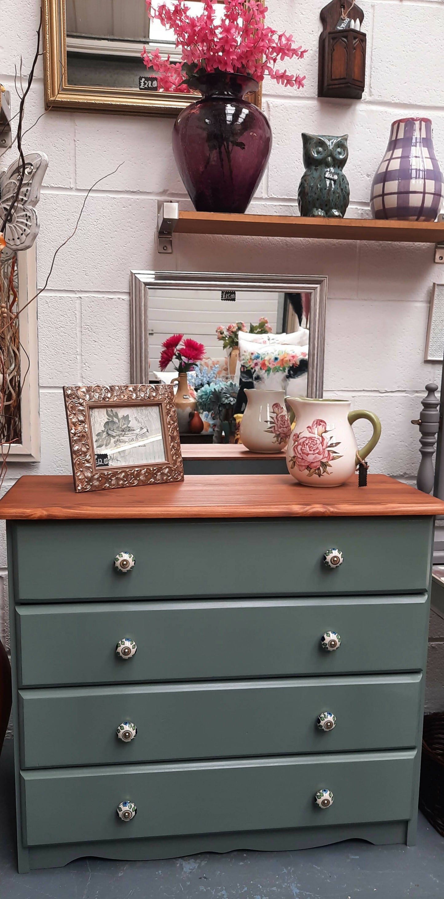 Upcycled Four Drawer Chest