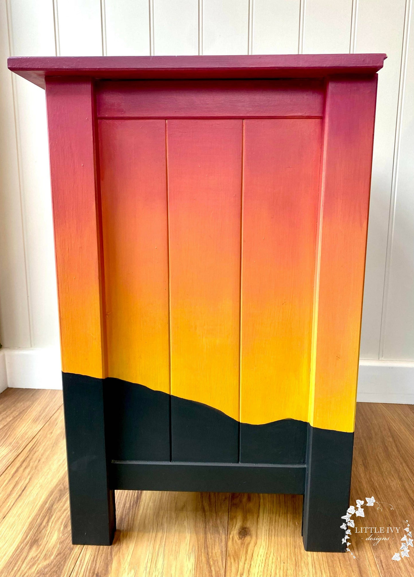 Star Wars Tatooine Sunset hand painted bedside drawers / side table - Starwars drawers