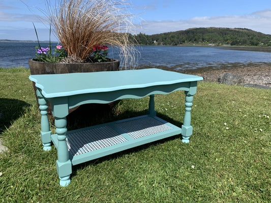 Blue Coastal Coffee Table