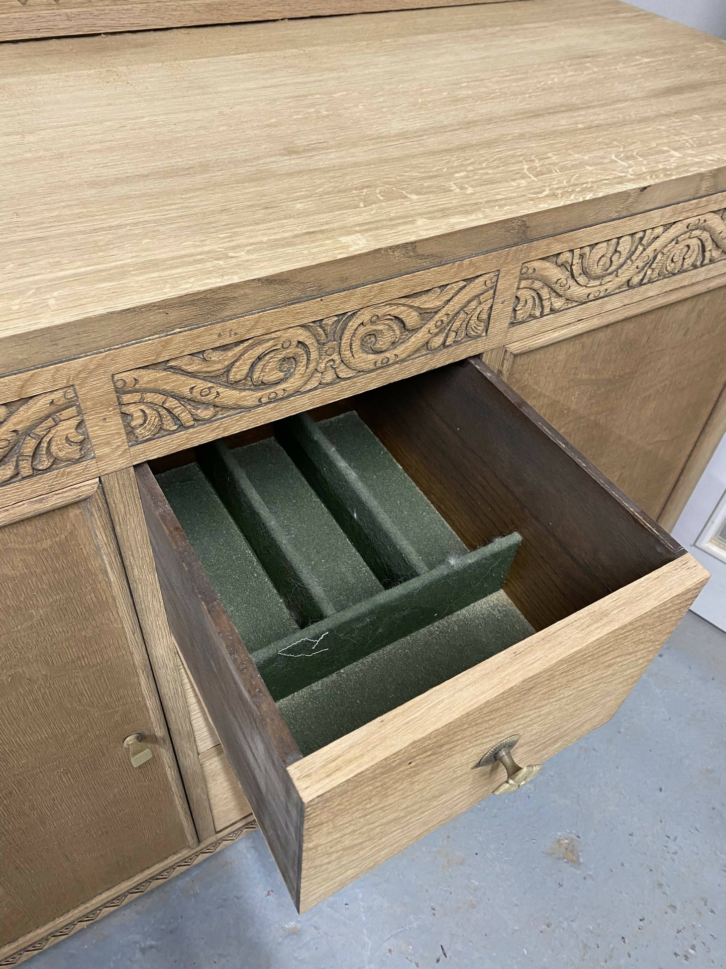 Stripped Oak Sideboard