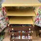 Hand-painted cabinet, Tallboy, Linen Cupboard, Linen Press, Upcycled Cupboard, Bedroom Storage, Kitchen Storage - MADE TO ORDER