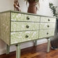 Sage Green Vintage Sideboard / Chest of Drawers